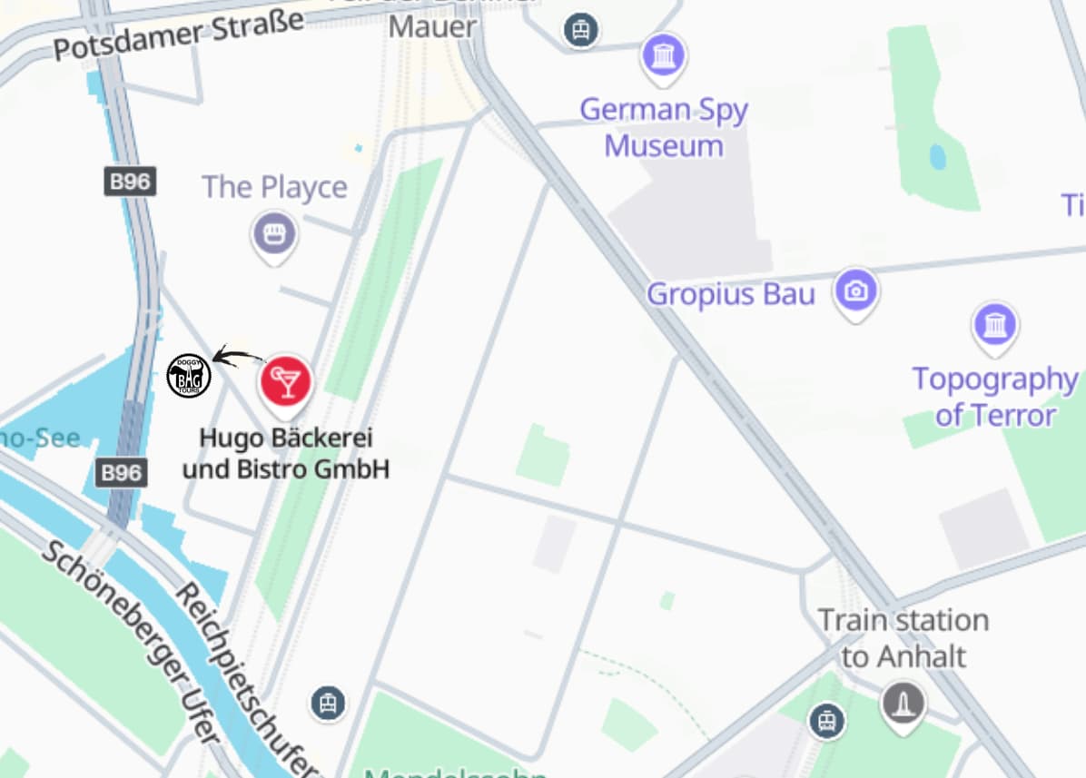 Karte Treffpunkt Hugo's Café