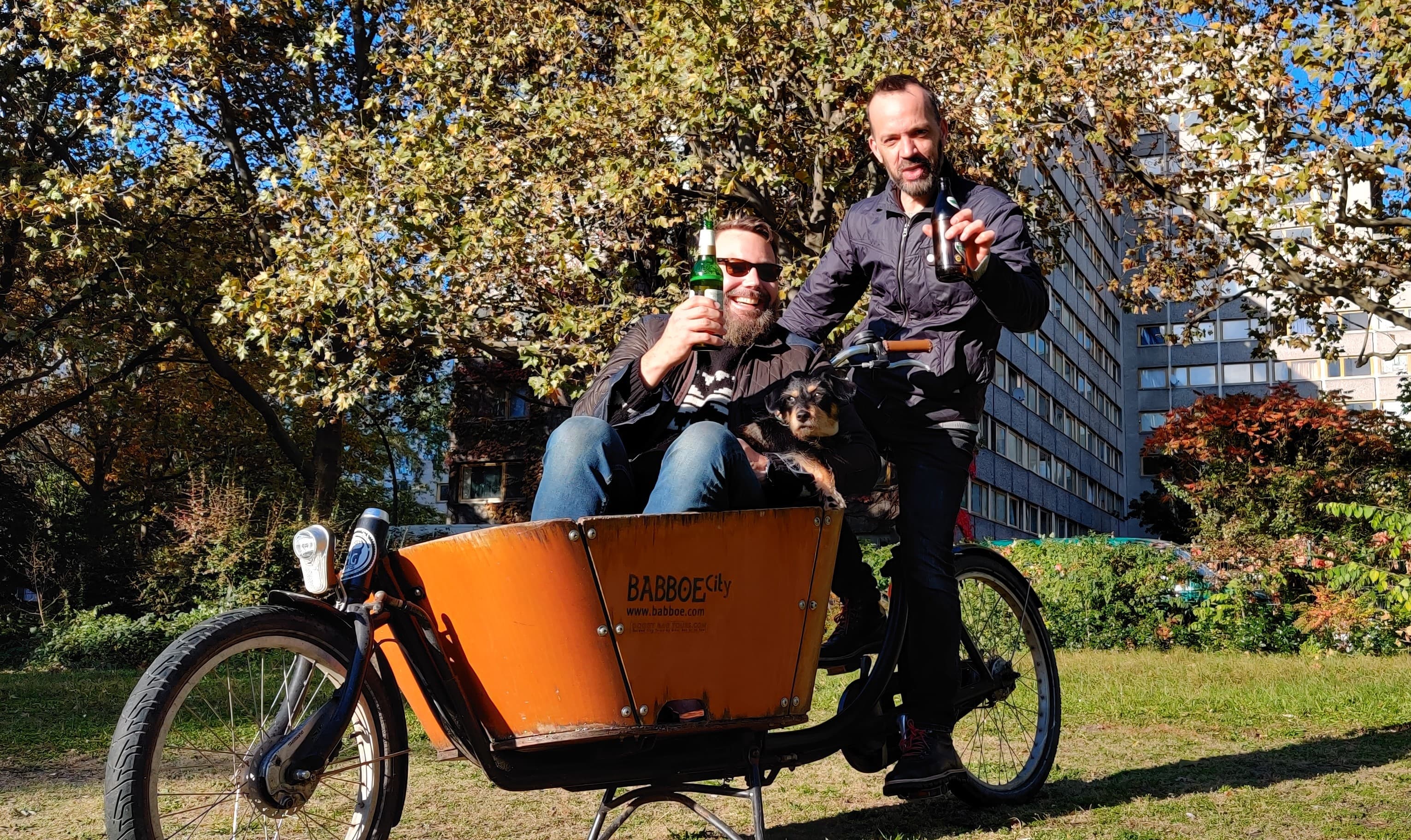 Johann and Almar, founders of Doggy Bag Tours